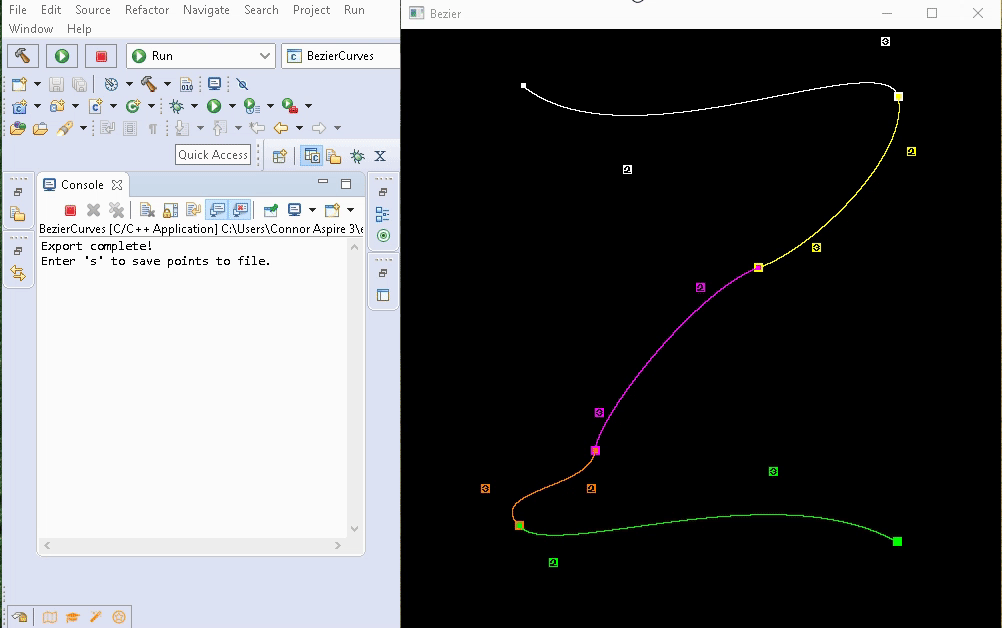 Bezier Curve Generator